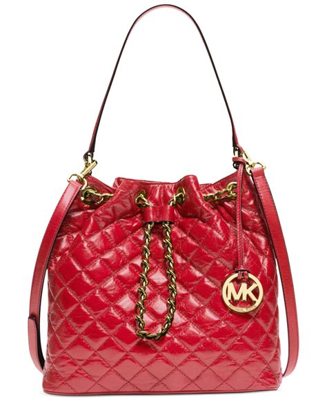 red and gold michael kors purse|Michael Kors handbags red used.